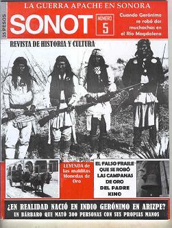 YA APARECIÓ EL QUINTO NÚMERO DE SONOT REVISTA DE HISTORIA Y CULTURA