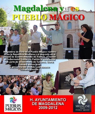 Magdalena de Kino al fin es Pueblo Mágico